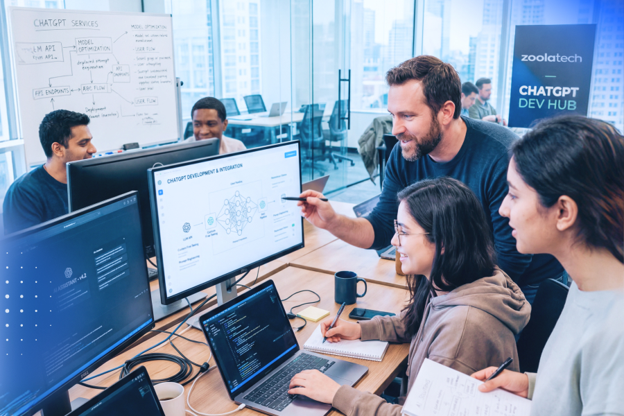 Develop generative AI for dynamic content and automation.