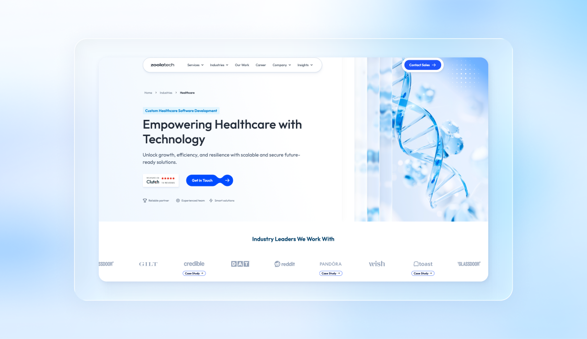 Top Healthcare Software Development Company - Zoolatech