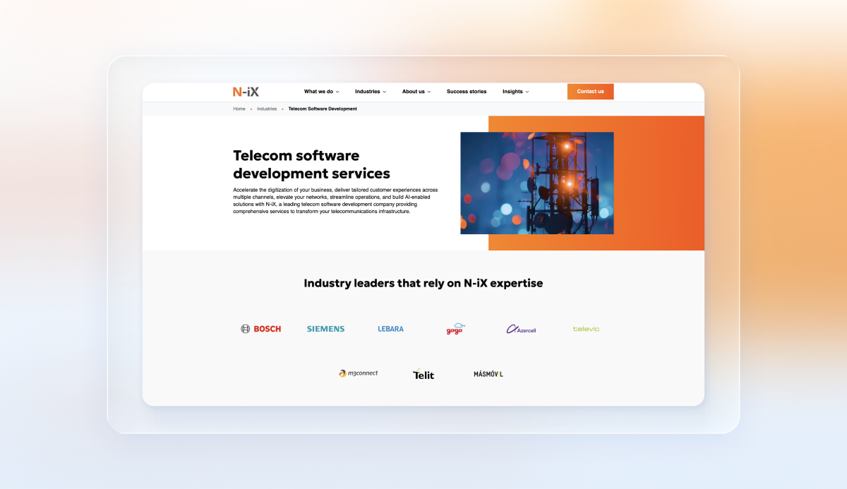 Top Telecom Software Development Companies - N iX