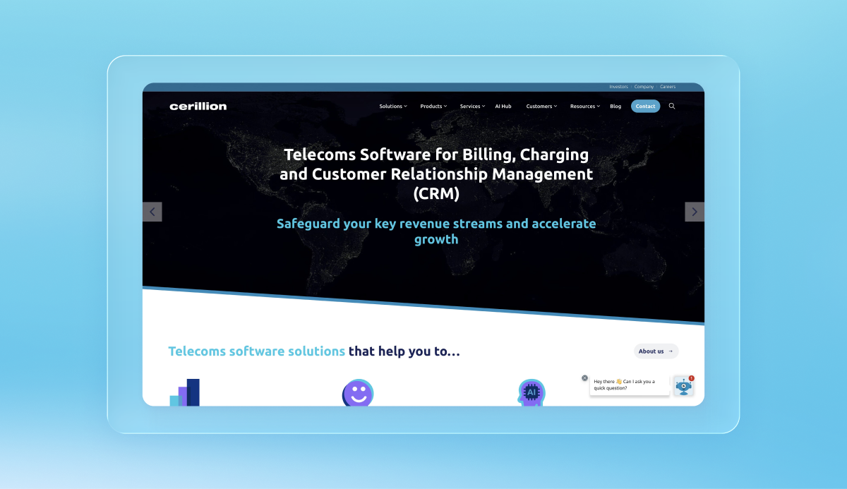 Top Telecom Software Development Companies - cerillion