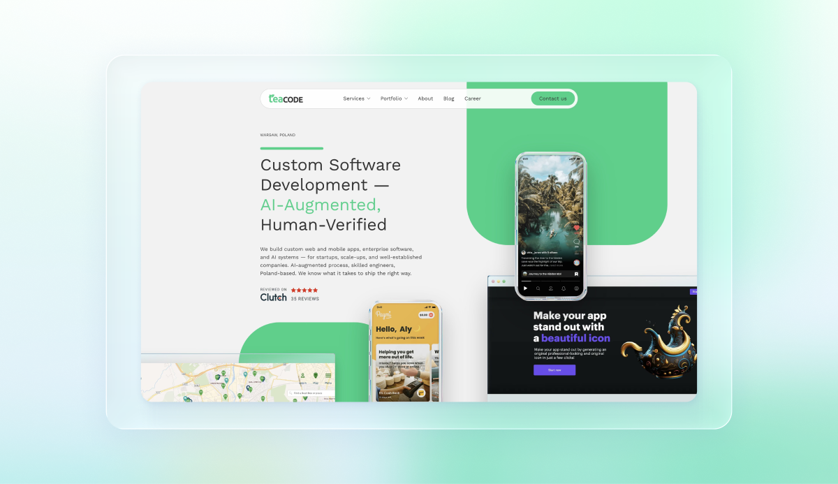 travel app development company - teacode