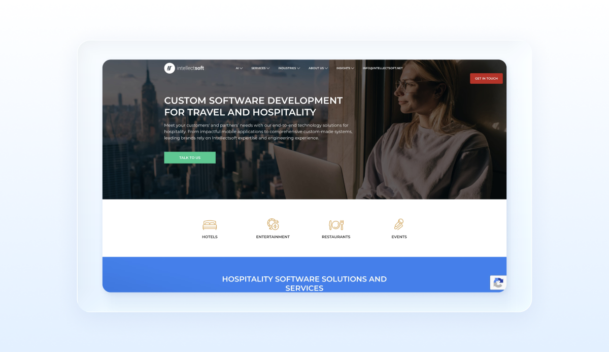 travel app development company - intellectsoft