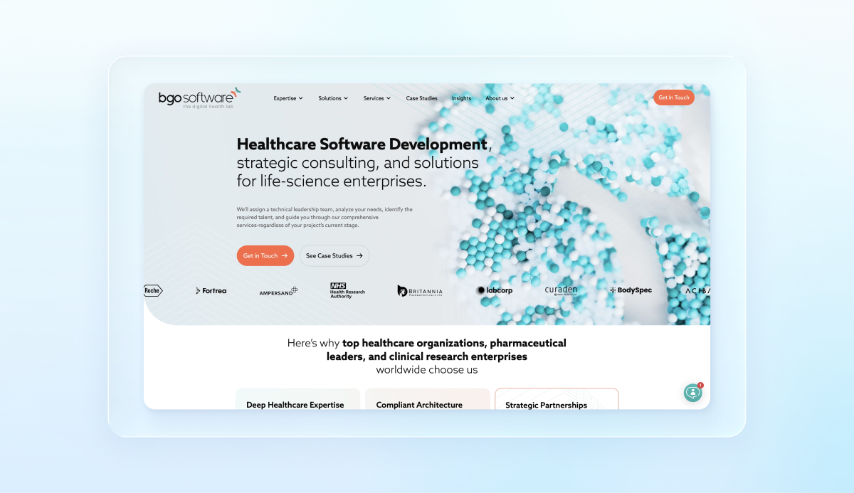 Top Healthcare Software Development Company - bgo software