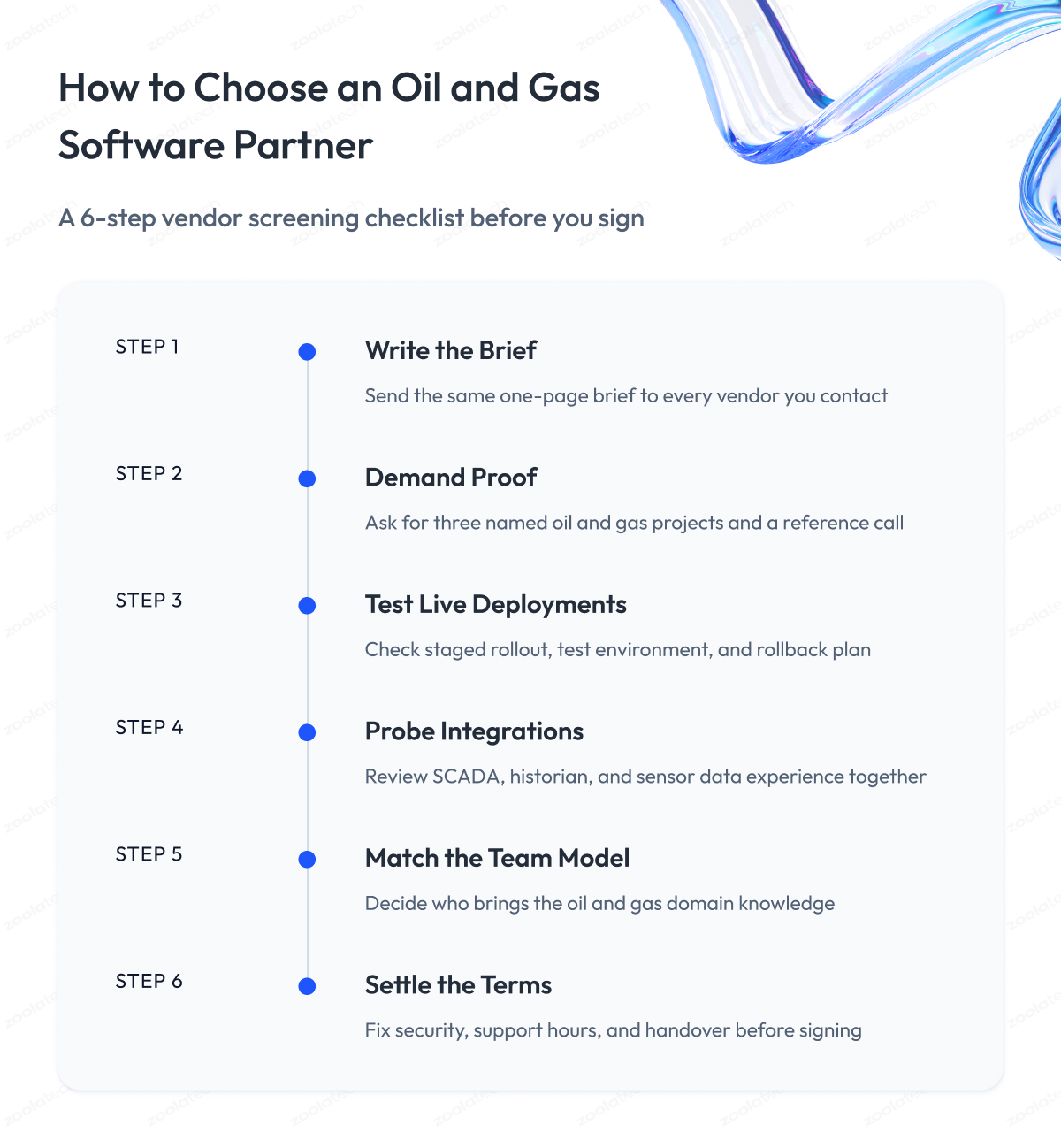 How to Choose an Oil and Gas Software Partner How to Choose an Oil and Gas Software Partner