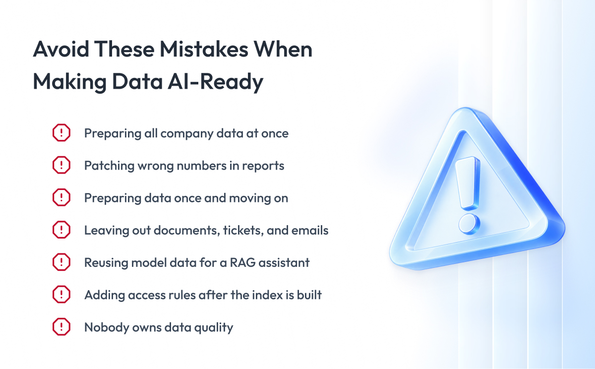 Avoid These Mistakes When Making Data AI Ready Avoid These Mistakes When Making Data AI Ready