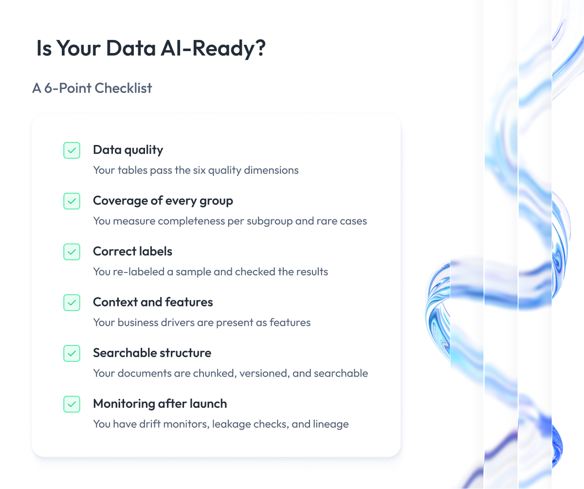 Is Your Data AI Ready Is Your Data AI Ready