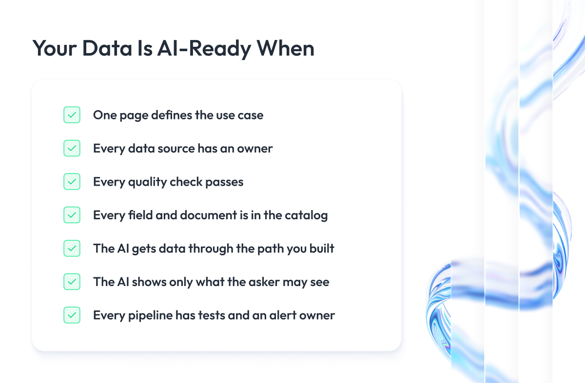 Your Data Is AI Ready When Your Data Is AI Ready When