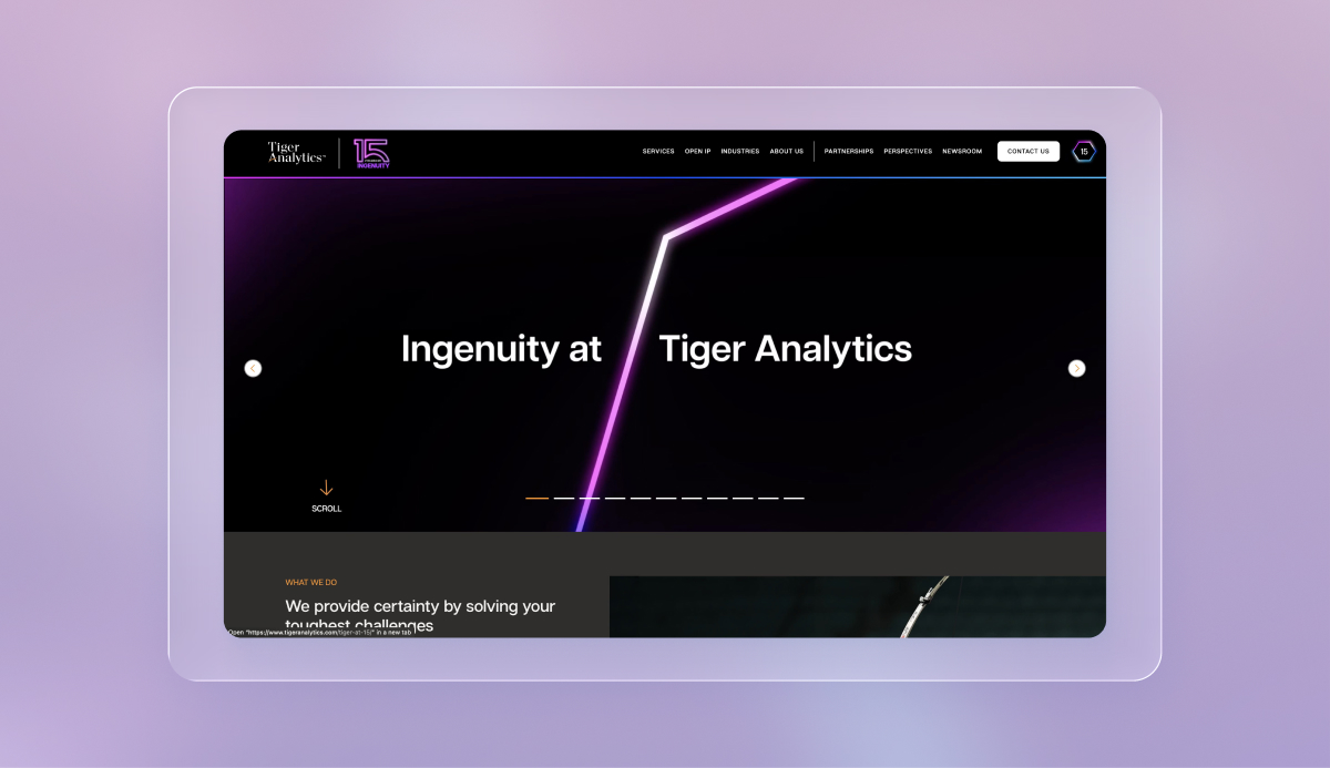 Tiger Analytics 8 Tiger Analytics 8